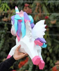 Mô Hình Giấy 3D Unicorn